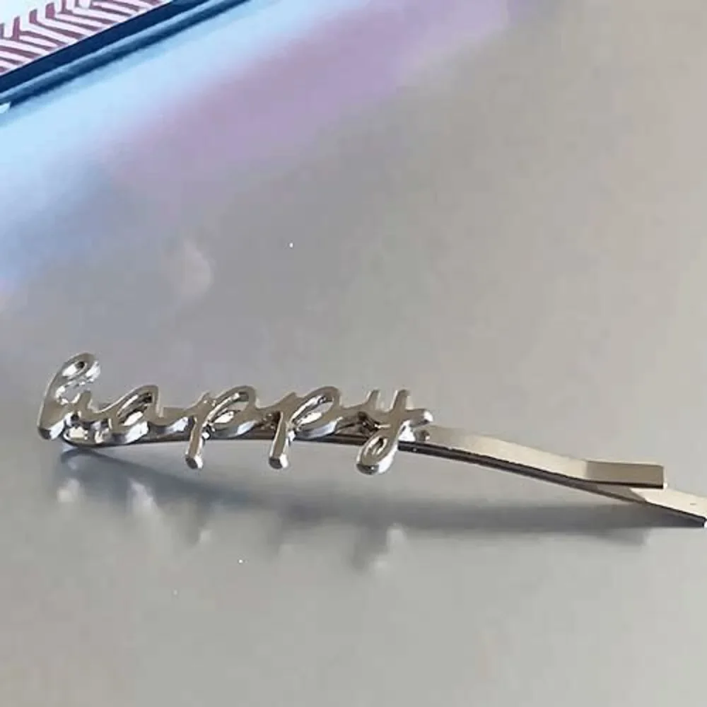 Ladies 2 Piece Heart Happy Hair Accessory Set - Picture 3 of 6